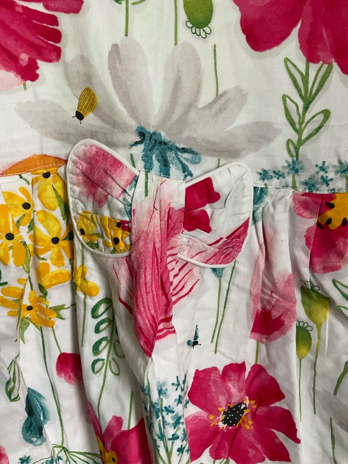 Robe fleurie manches courtes 6 ans Catimini
