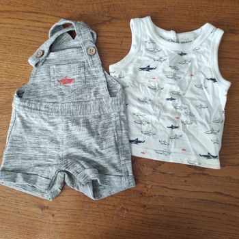 Ensemble débardeur salopette