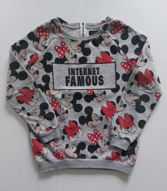 Sweat Mickey/Minnie taille M (noté L mais taille petit voir mesures)