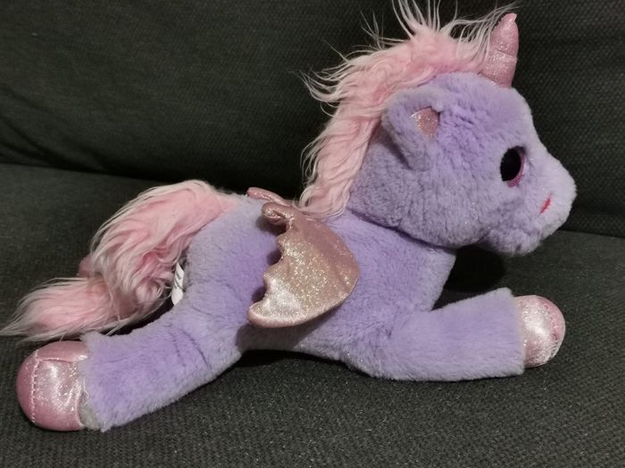 Peluche licorne violette - photo numéro 7