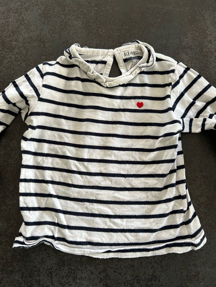 Lot t-shirt manches longues 9 mois - photo numéro 4