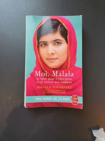 Livre : moi, Malala je lutte pour l'éducation et je résiste aus Talibans