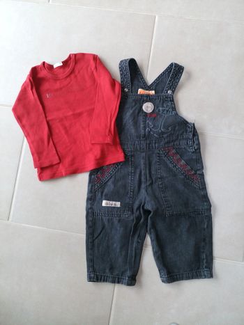 Salopette et t-shirt