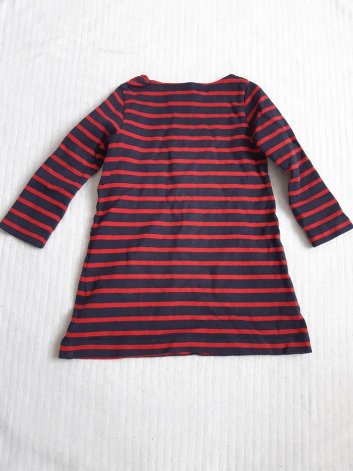 Robe rayée manche longue Petit Bateau 3 ans - photo numéro 4