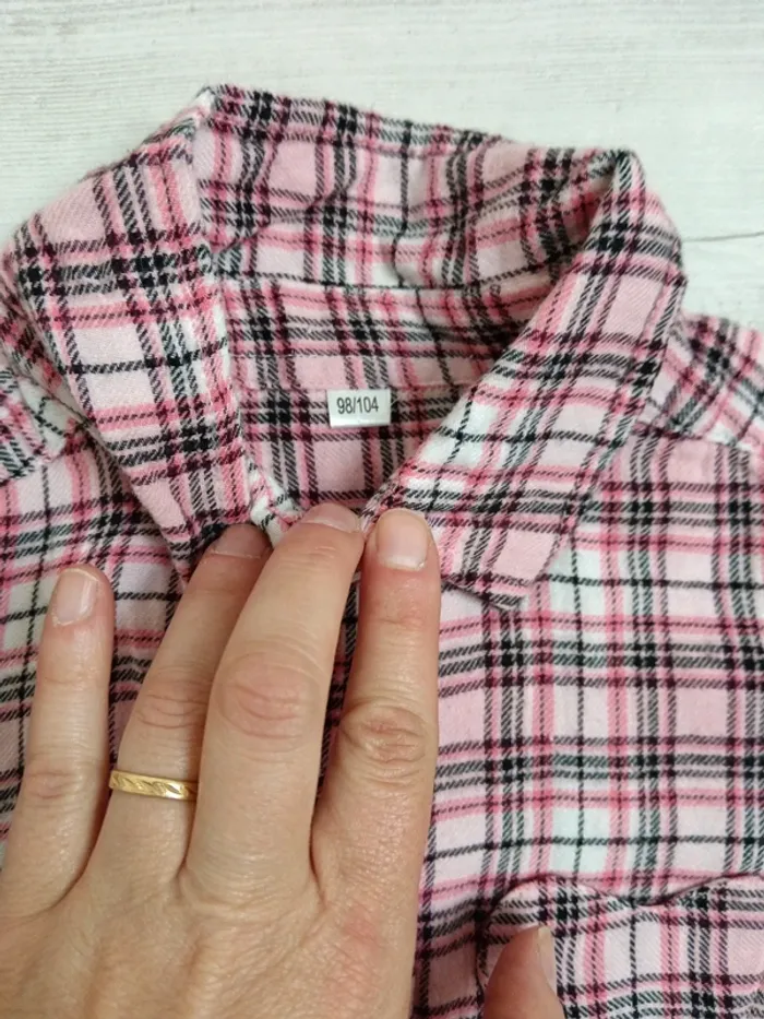 Chemise manches longues 98/104cm - photo numéro 3