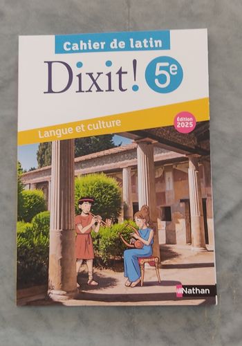 Dixit cahier de latin 5e