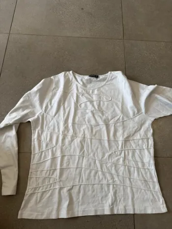 T-shirt blanc Upc't, très bon état, taille Xl pour femme,