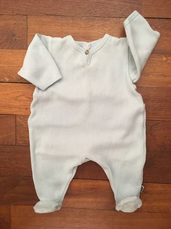 Pyjama coton milleraies assez épais Petit Bateau 3 mois