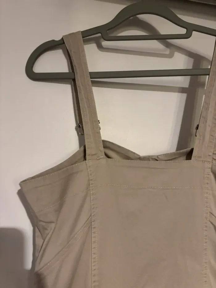 Robe salopette beige style utilitaire - Taille M 🌾 - photo numéro 8