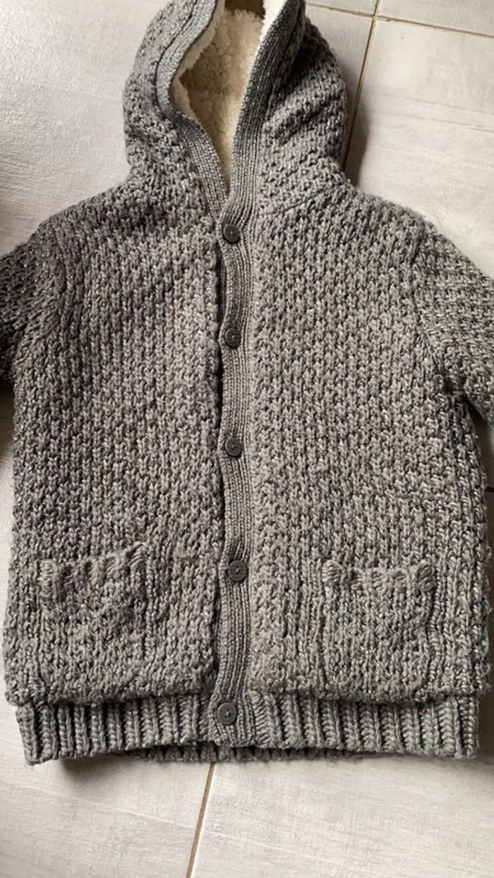 Gilet à capuche fourré - photo numéro 2