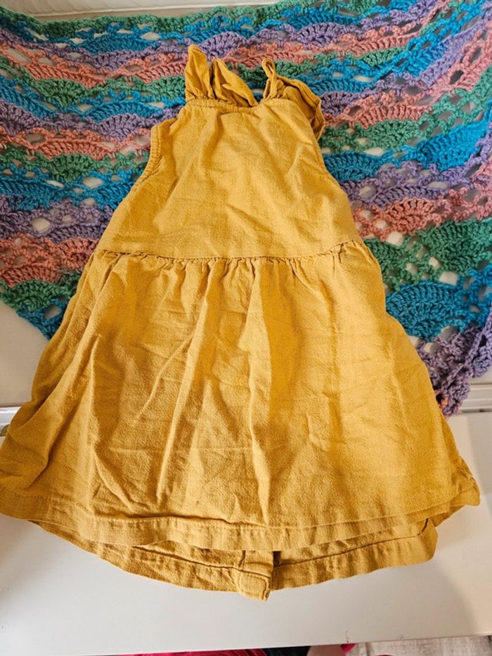 Robe jaune moutarde 9 mois - photo numéro 4