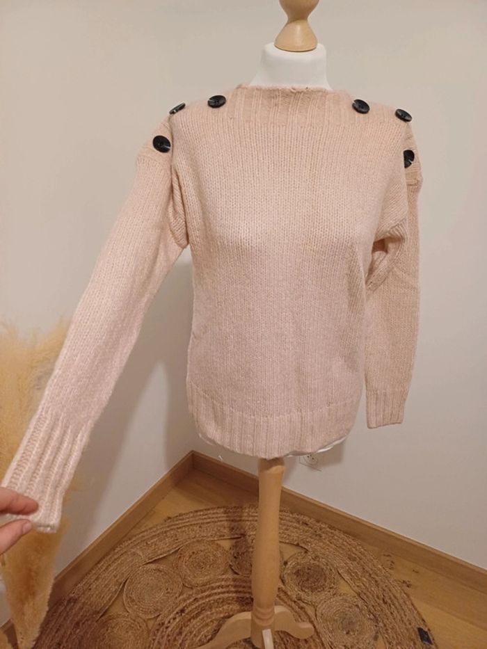 Pull rose clair chaud Colloseum taille S 36 - photo numéro 7