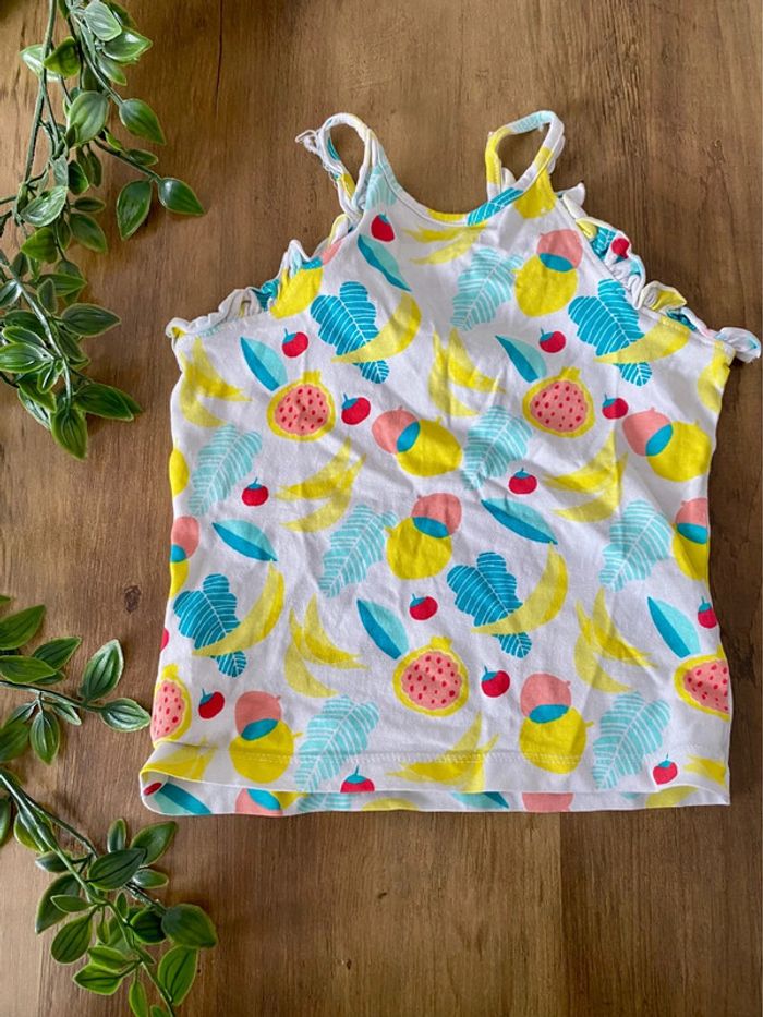 Tee shirt bretelle 5 ans - photo numéro 2
