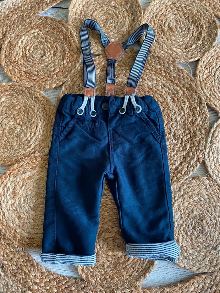 Pantalon bretelles 🐵 3 mois - Kiabi