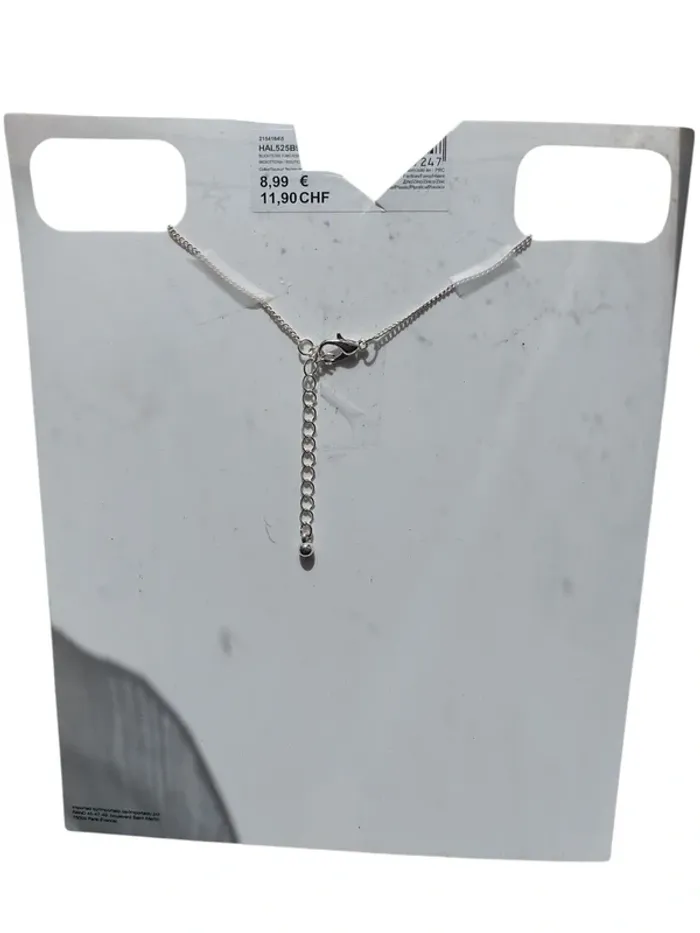 Collier neuf argenté - photo numéro 3