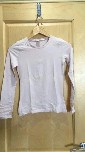 Tee-shirt camaïeu rose en coton Taille S