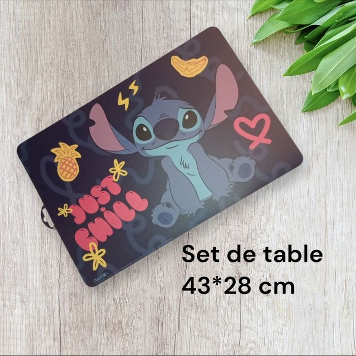 Set de table stitch disney