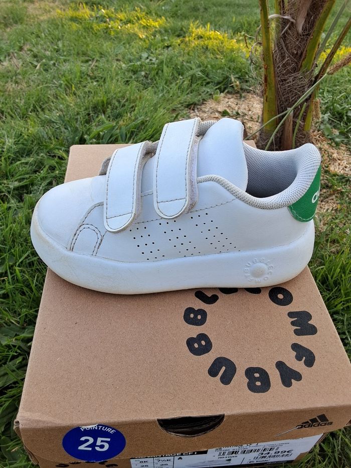 Baskets à scratchs T25 Adidas, Parfait état - photo numéro 3