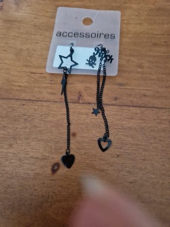 Lot 2 paires boucles d'oreilles