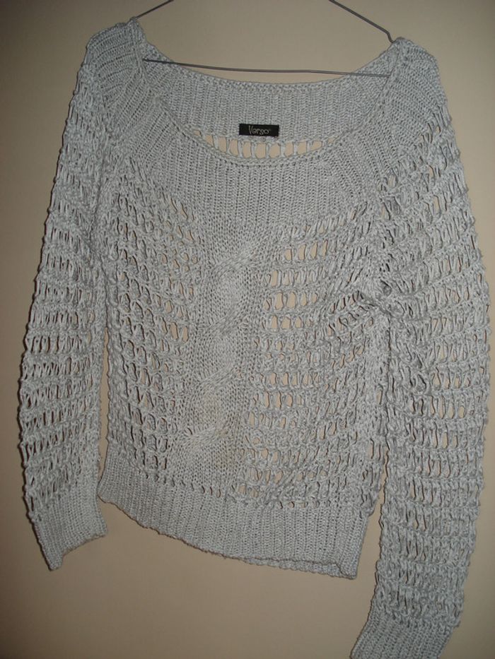 Pull d'été ajouré - Taille S - photo numéro 2
