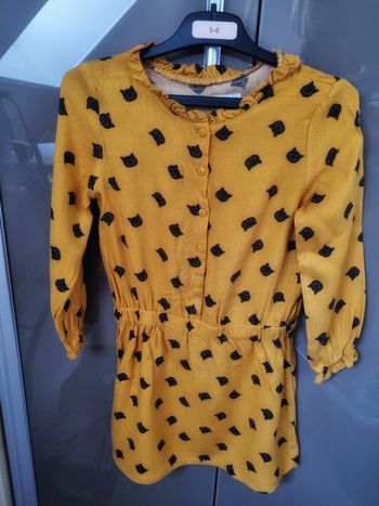 Robe manches longues coton gemo