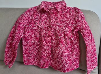 chemise fille 2ans tape a l'œil