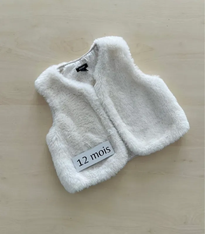 Gilet sans manche Kiabi fille 12 mois 73-76 cm