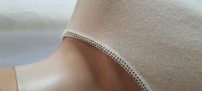Pull fin créme femme "Evis" taille L - photo numéro 2