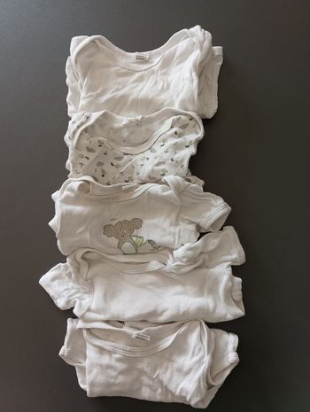 Lot de 5 bodies manches courtes