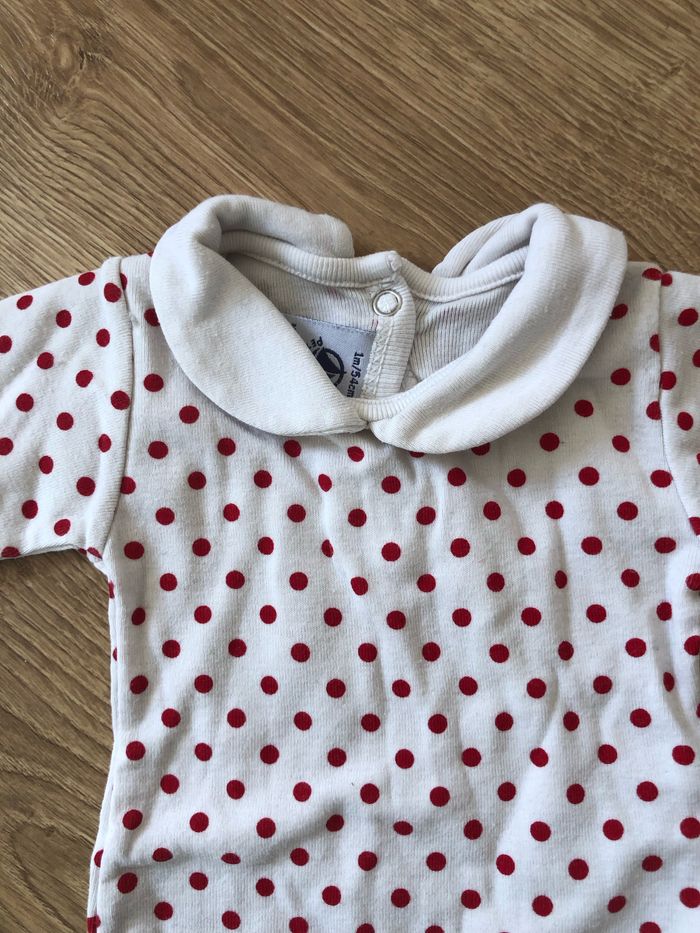 Body petit bateau à pois et col - photo numéro 2