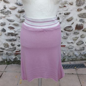 Jupe assysmétrique vieux rose