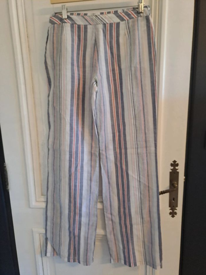 Pantalon à rayures mango - photo numéro 3