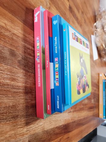 Lot de 4 livres : P'tit Loup