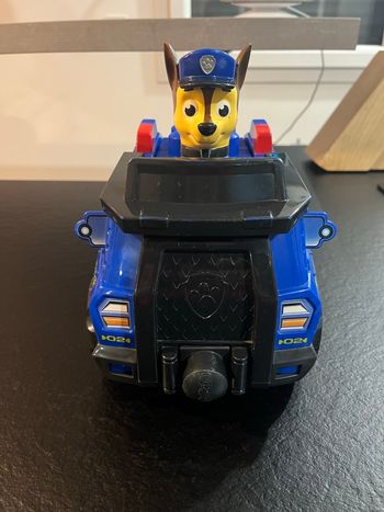 🚓 Véhicule Pat’ Patrouille avec figurine Chase – Bon état