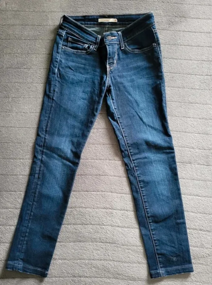 Jeans 711 Femme w25/35 Levi Strauss Bleu Marine - photo numéro 2