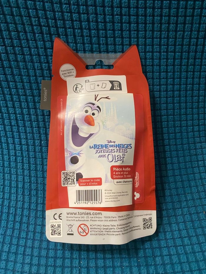 Figurine Tonie olaf la reine des neiges - photo numéro 2