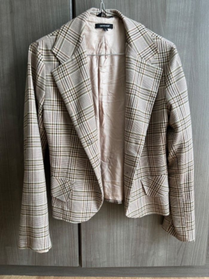 Veste blazer tartan