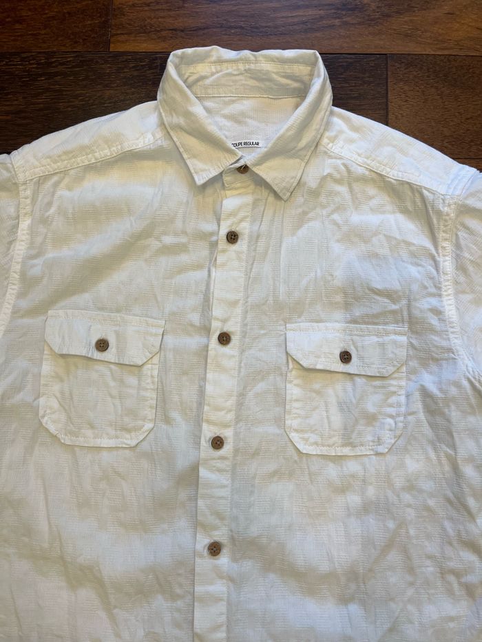 chemise manches courtes blanche armand thiery taille S - photo numéro 6