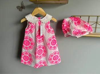Robe d’été col Claudine Jacadi fille 24 mois neuve