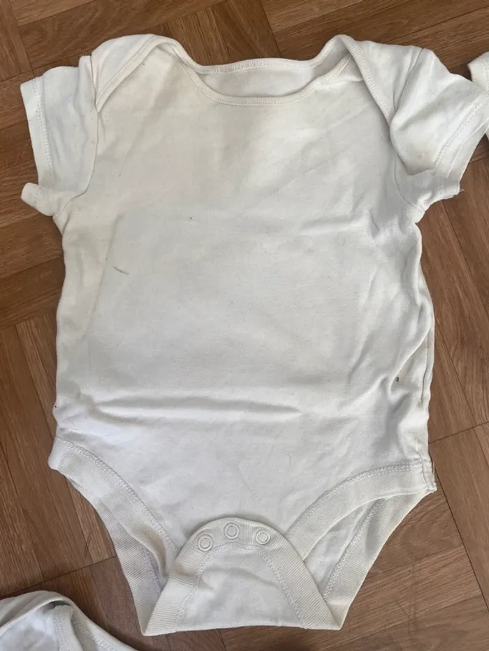 Lot de 4 body blanc taille 18 mois In Extenso - photo numéro 5