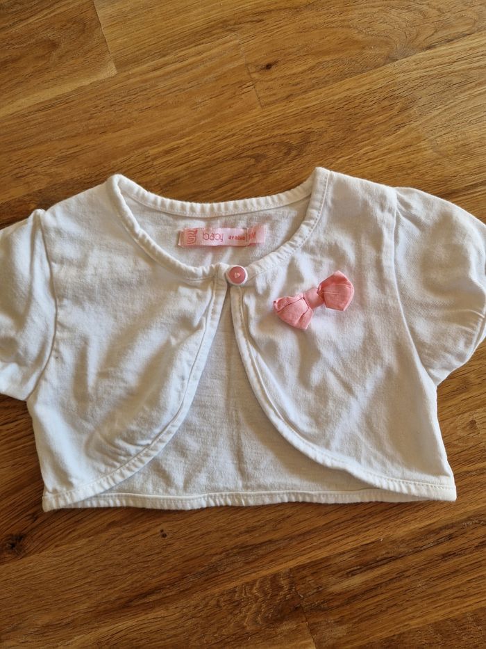 Gilet boléro en très bon état taille 18mois - photo numéro 2