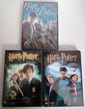 HARRY POTTER Lot de 3 Films en dvd Neuf Scellé