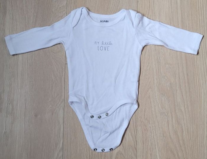 Body blanc "Kiabi" 3M