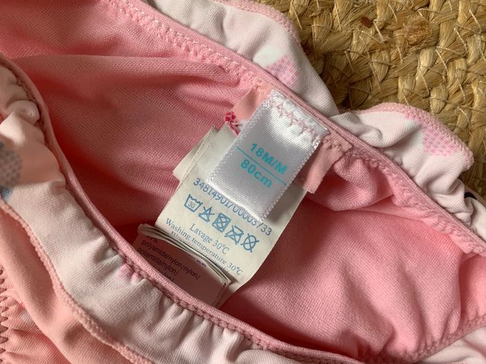 Maillot bain culotte rose Obaibi 18 mois - photo numéro 4
