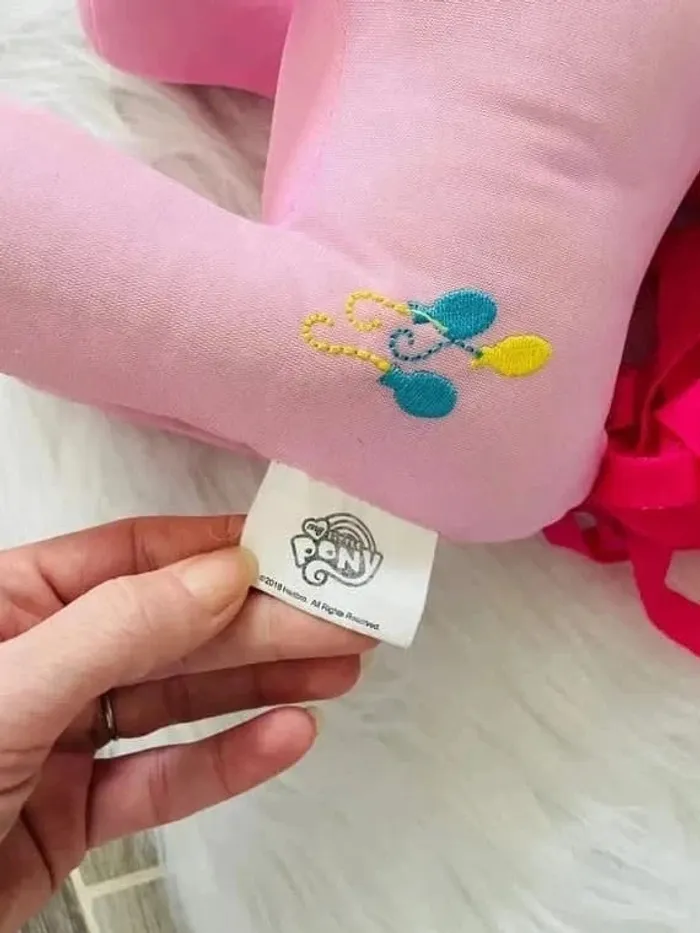 🎀 Peluche my little pony rose - photo numéro 2