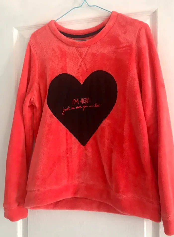 # Magnifique sweat tout doux  rose fushia #