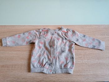 Gilet taille 74 motif papillon