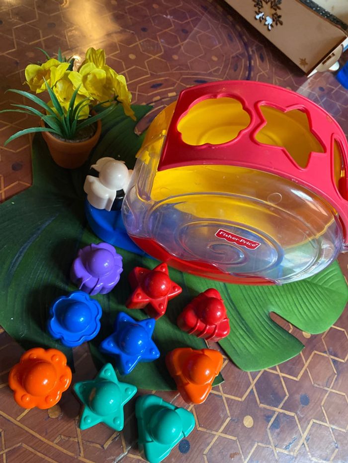 Escargot 13 pièces jeux éducatif construction formes couleurs enfant bébé - photo numéro 4