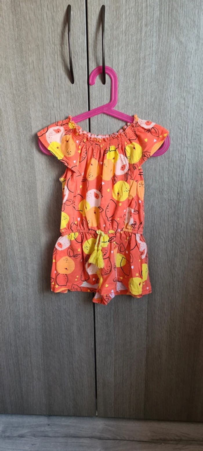 Combinaison été Motif fruits 3 ans