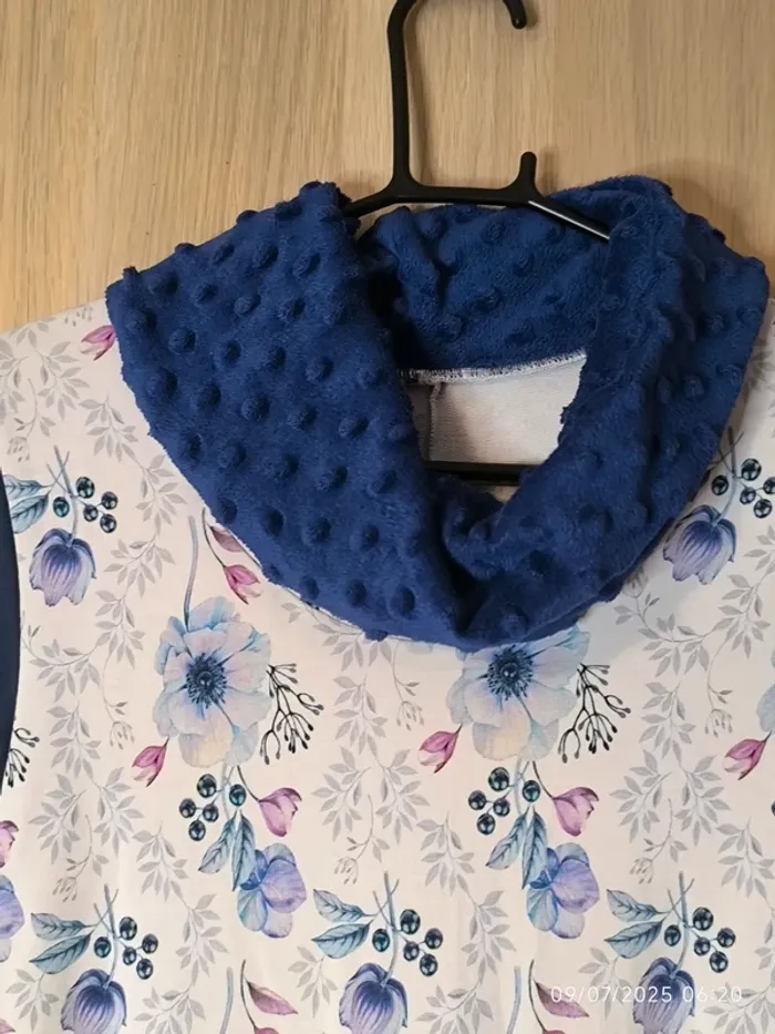 Robe bleu fleurie (L 40/42) - photo numéro 5